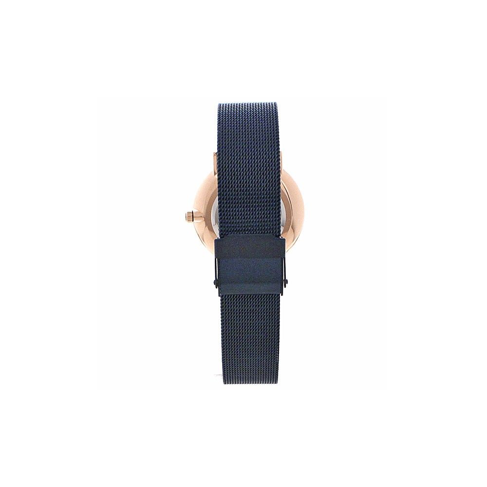 Blue Stainless Steel Dress Watch