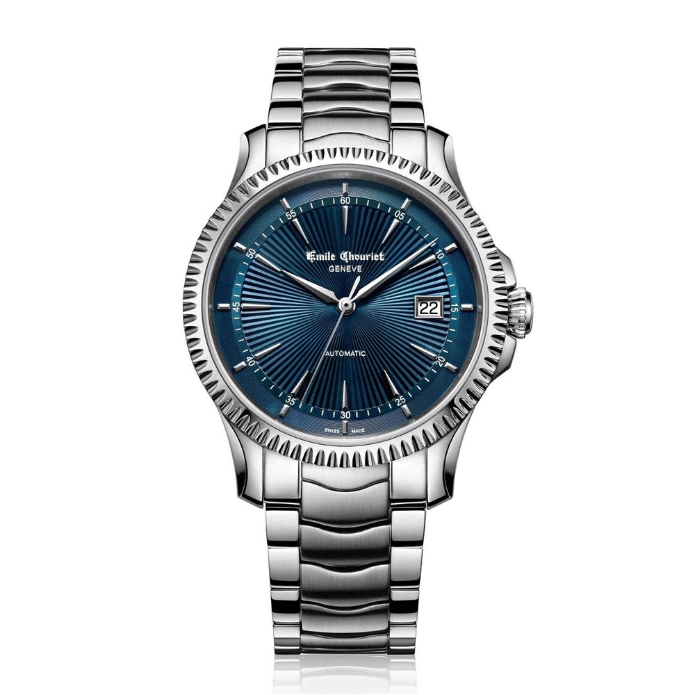 Gray Stainless Steel Dress Watch