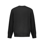 Black Cotton Men's Sweater