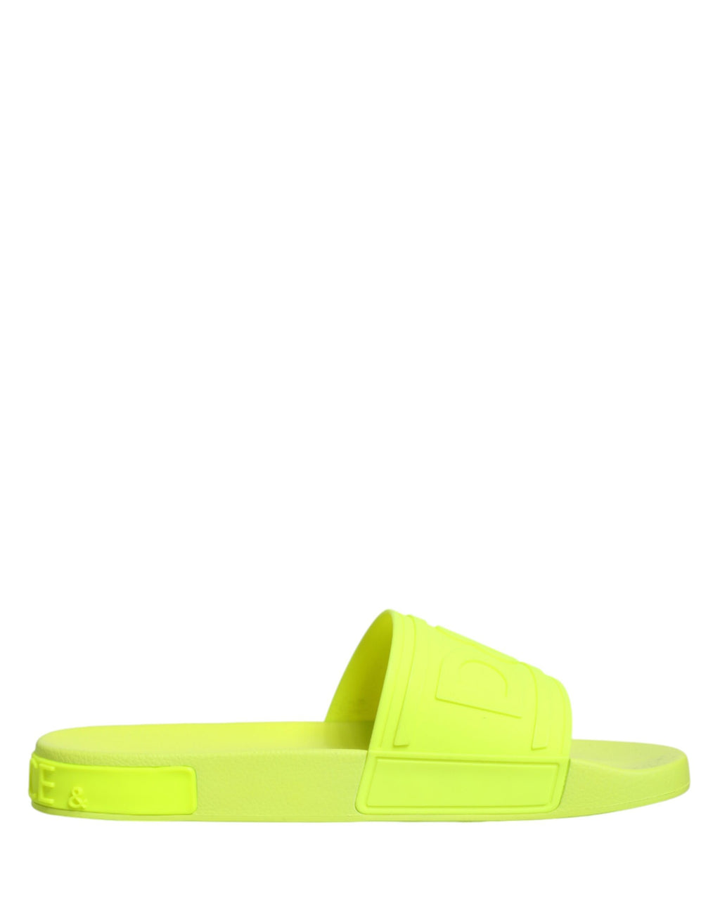 Green Rubber Slides Sandals Beachwear Shoes