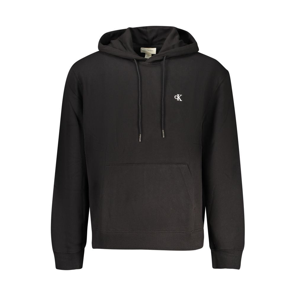 Black Cotton Men's Sweatshirt