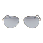 Silver Rubber Sunglasses