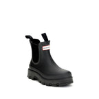 Black Rubber Chelsea Boots