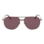 Brown Metal Sunglasses