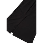 Black Cotton Long Skirt
