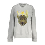 Grigio Polyester Woman Sweatshirt