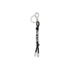 Black Recycled Polyester Keychain