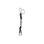 Black Recycled Polyester Keychain