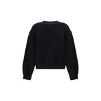Black Cotton Sweatshirt