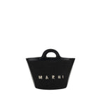 Black Cotton Shoulder Bag