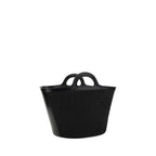 Black Cotton Shoulder Bag