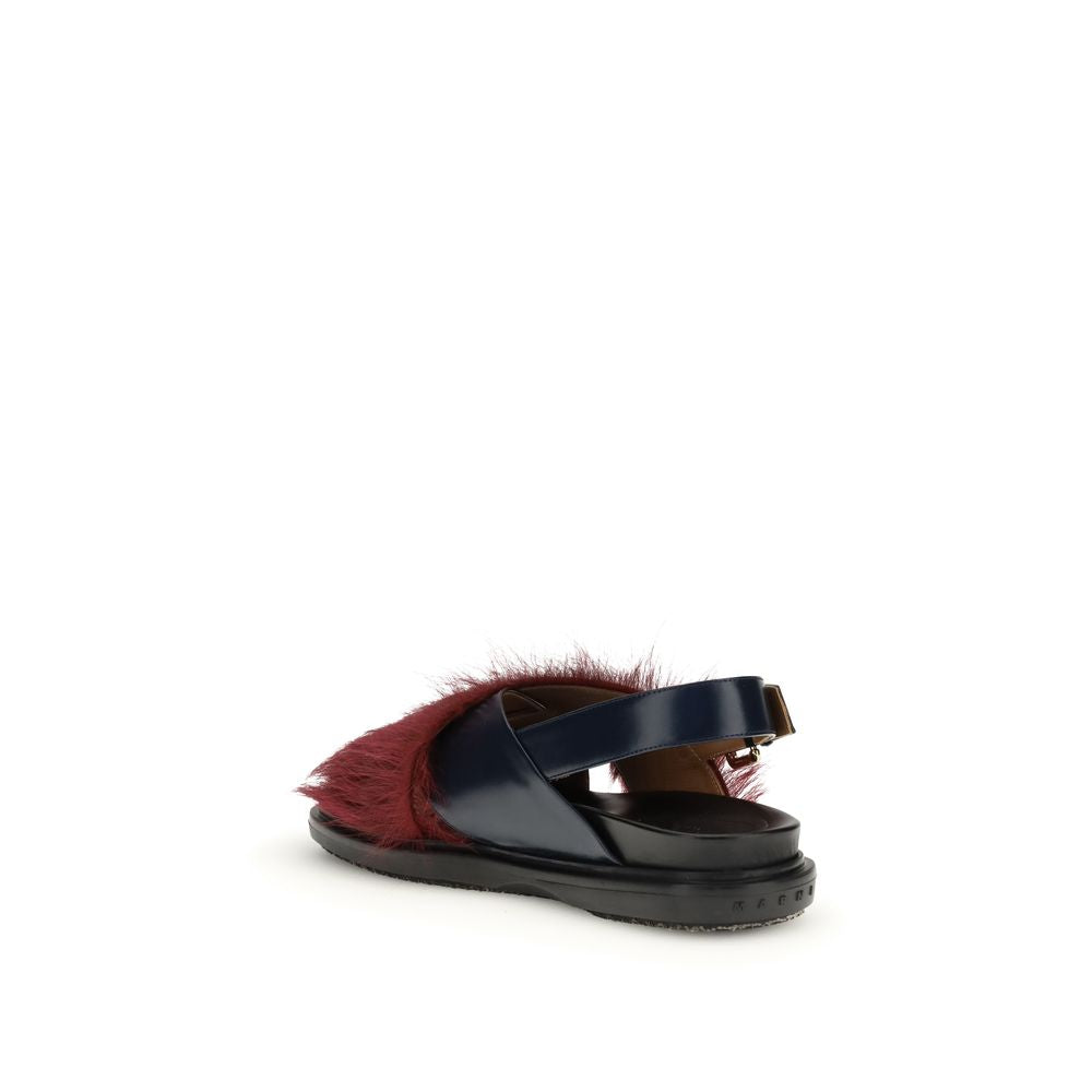 Multicolor Calf Leather Bos Taurus Sandals