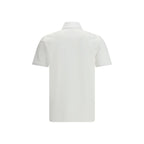 White Cotton Polo Shirt