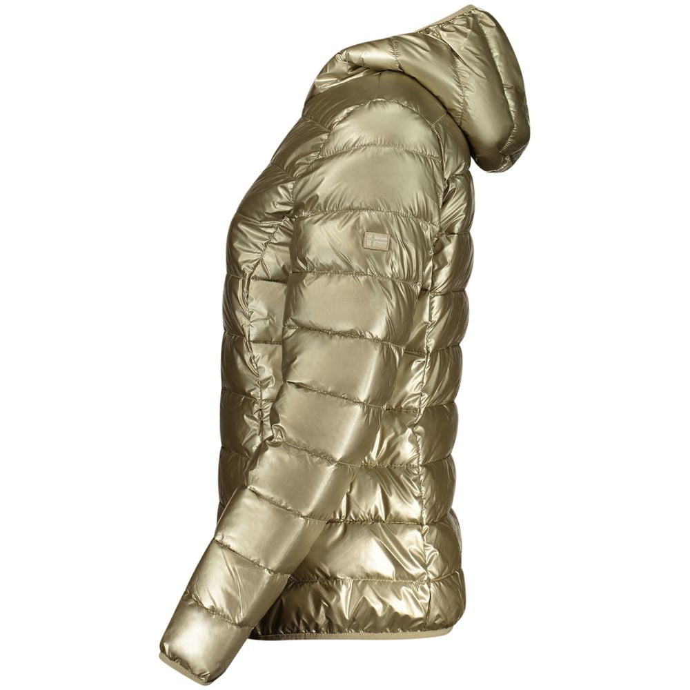 Gold Polyamide Women's Jacket
