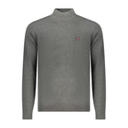 Gray Wool Men Sweater