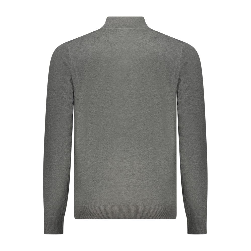 Gray Wool Men Sweater