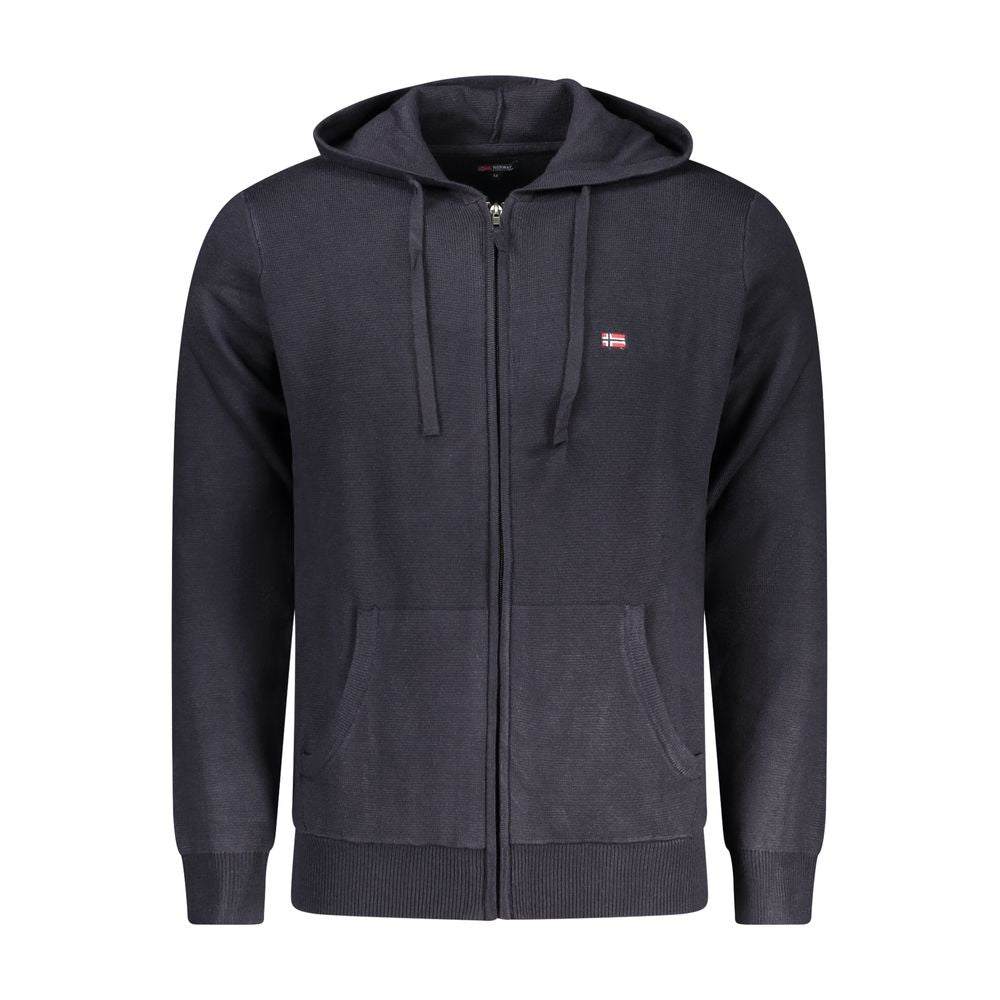 Blu Poliestere Men Cardigan