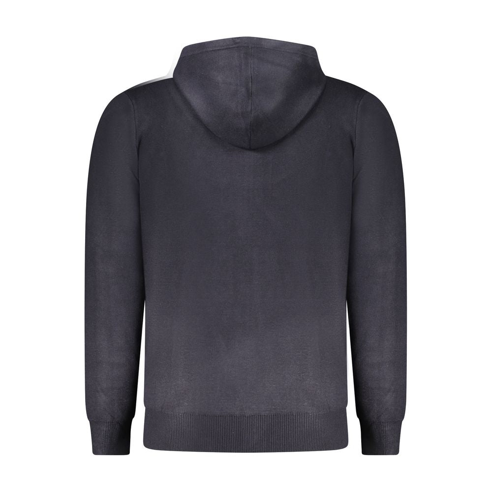 Blu Poliestere Men Cardigan