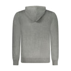 Grigio Poliammide Mens Cardigan