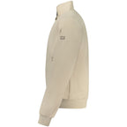 Beige Cotton Male Jacket