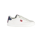 White Polyurethane Men Sneaker