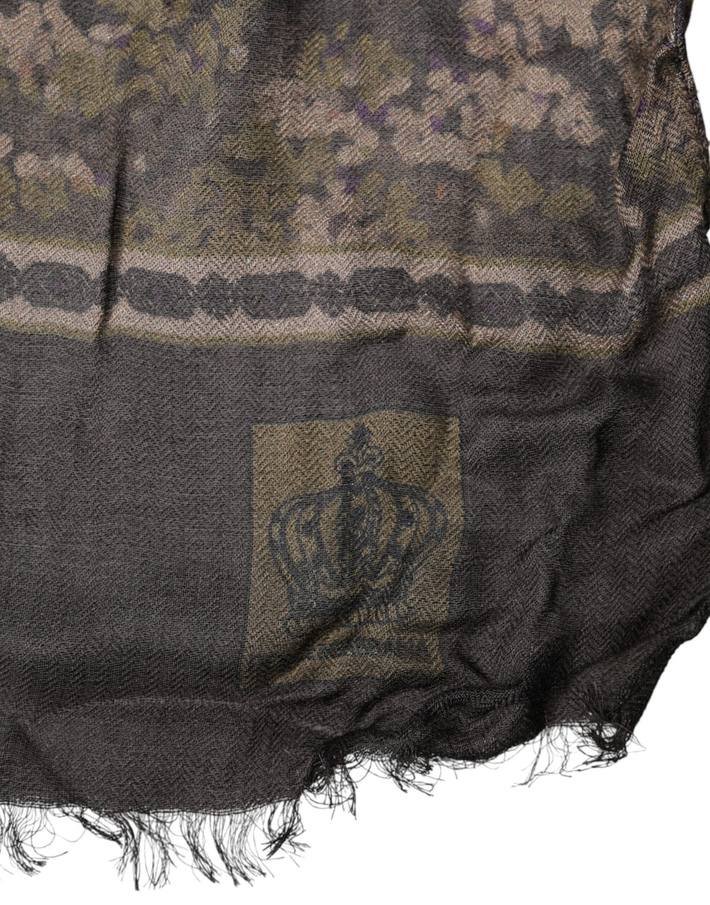 Brown Camouflage Modal Men Shawl Scarf