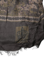 Brown Camouflage Modal Men Shawl Scarf