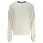 White Cotton Women Sweatshirt