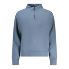 Blue Cotton Women's Sweatshirt