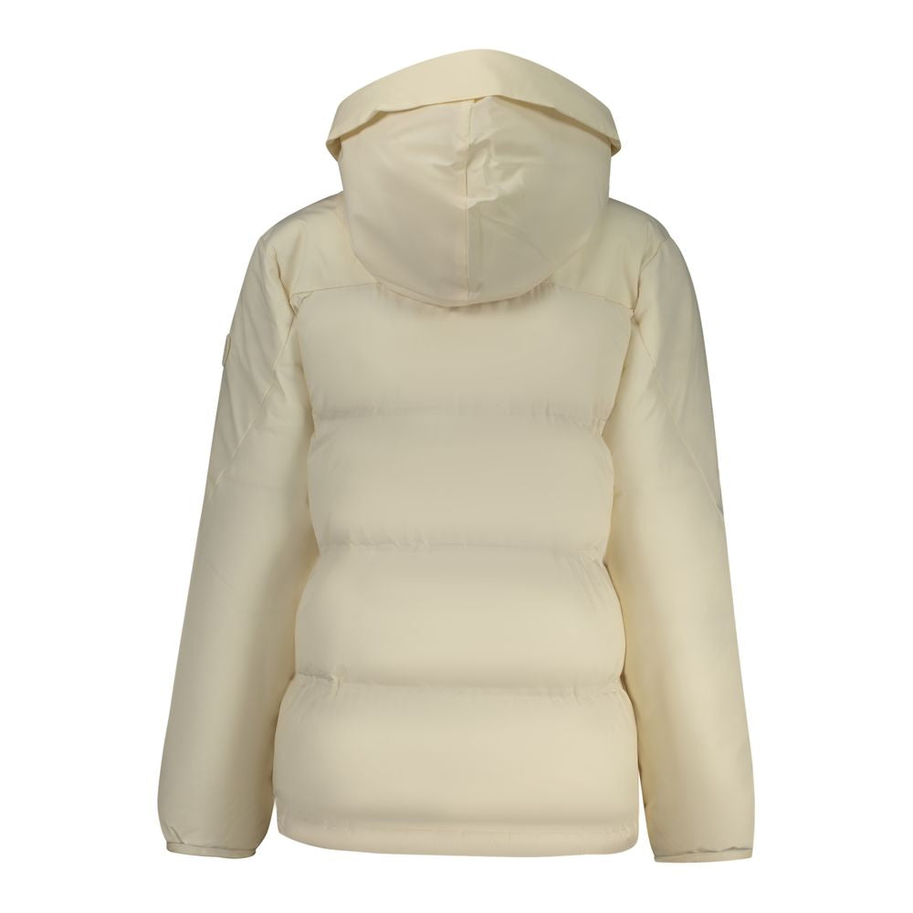 Bianco Polyester Women's Jacket