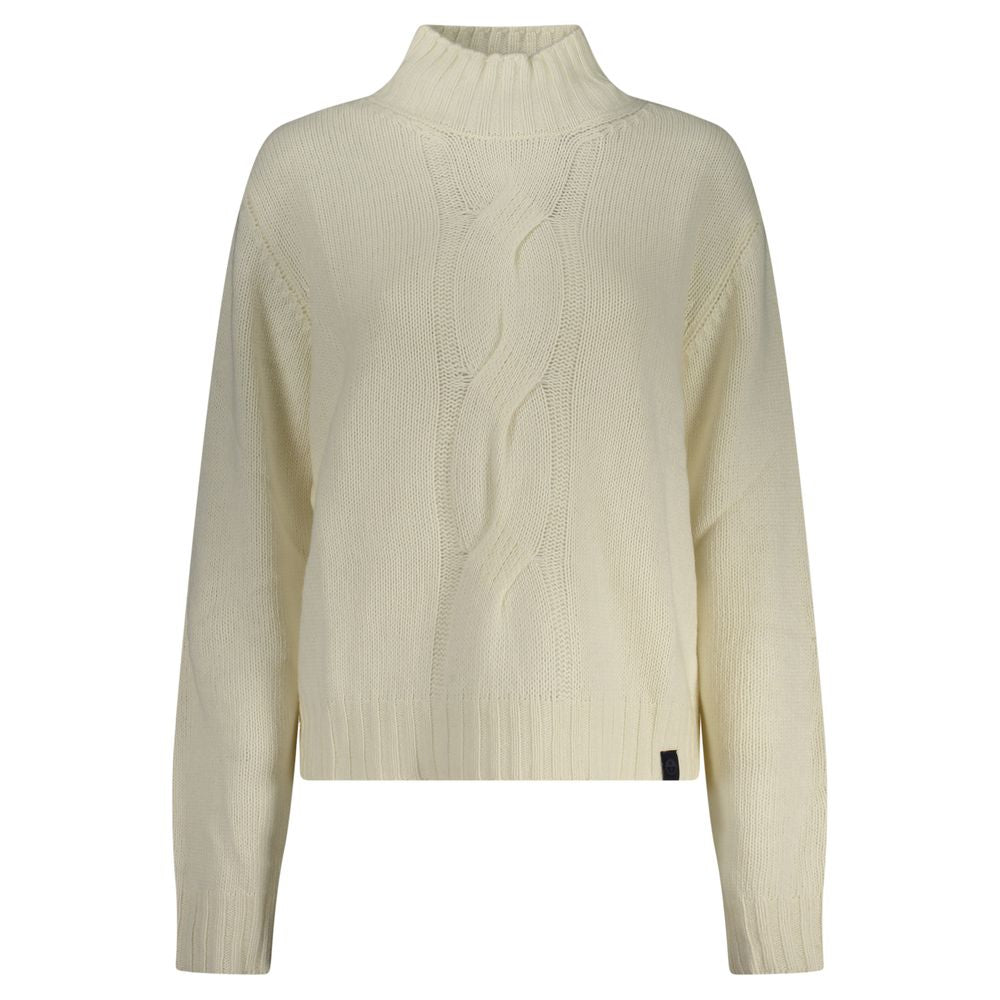 White Polyamide Women's Sweater