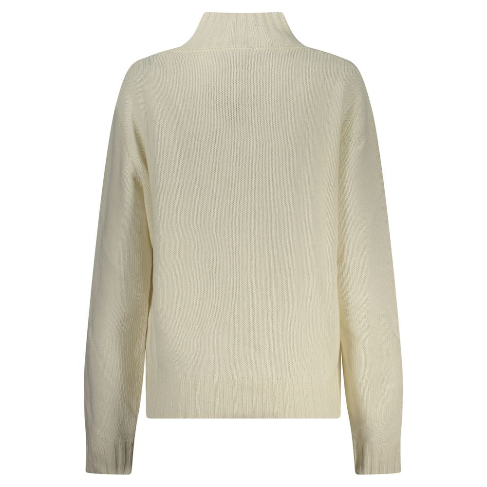 White Polyamide Women's Sweater