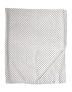 White Polka Dot Polyester Shawl Scarf