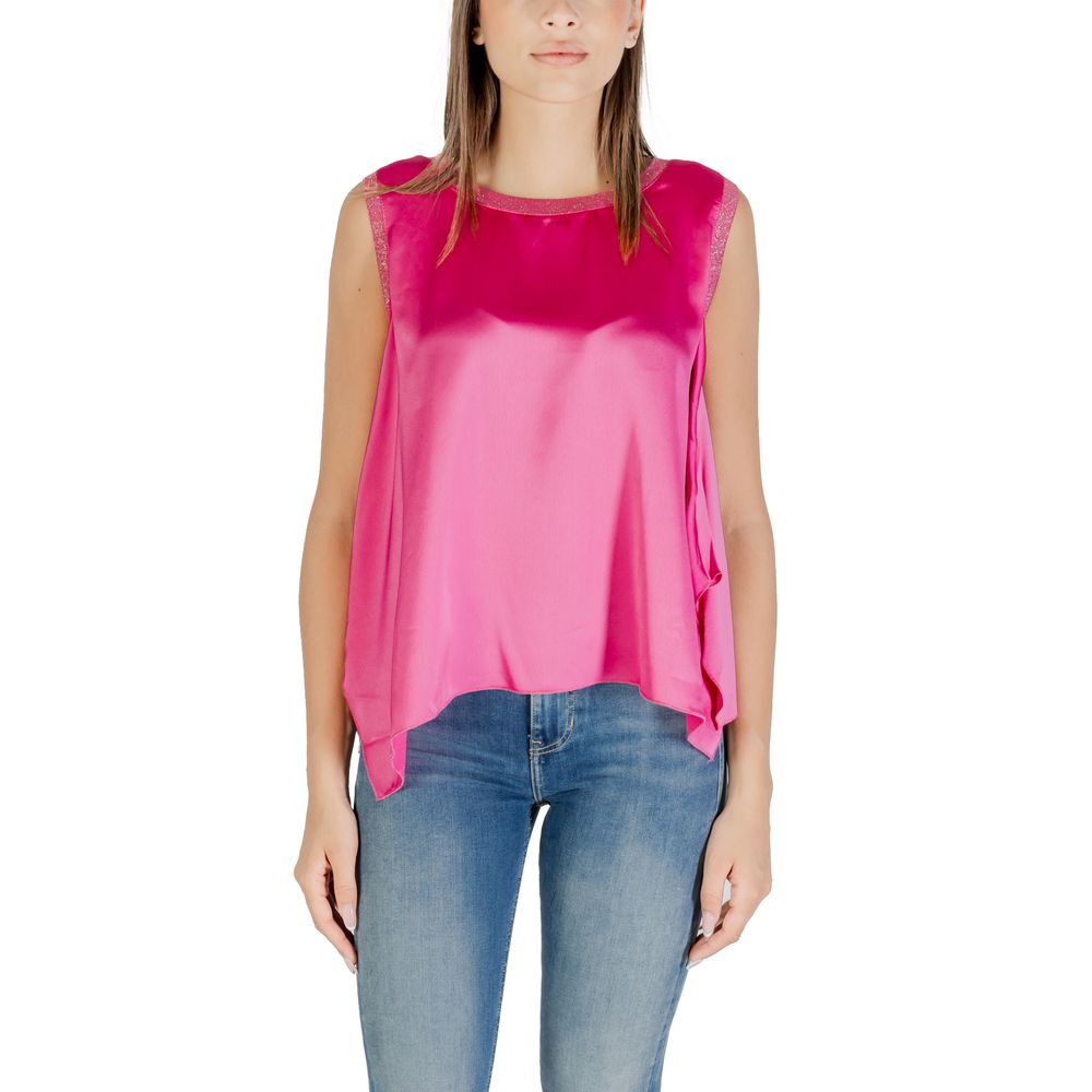 Multicolor Polyester Tank Tops