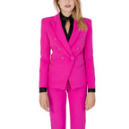 Pink Polyester Blazer