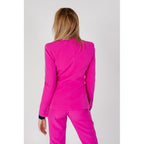 Pink Polyester Blazer