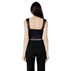 Black Polyester Top