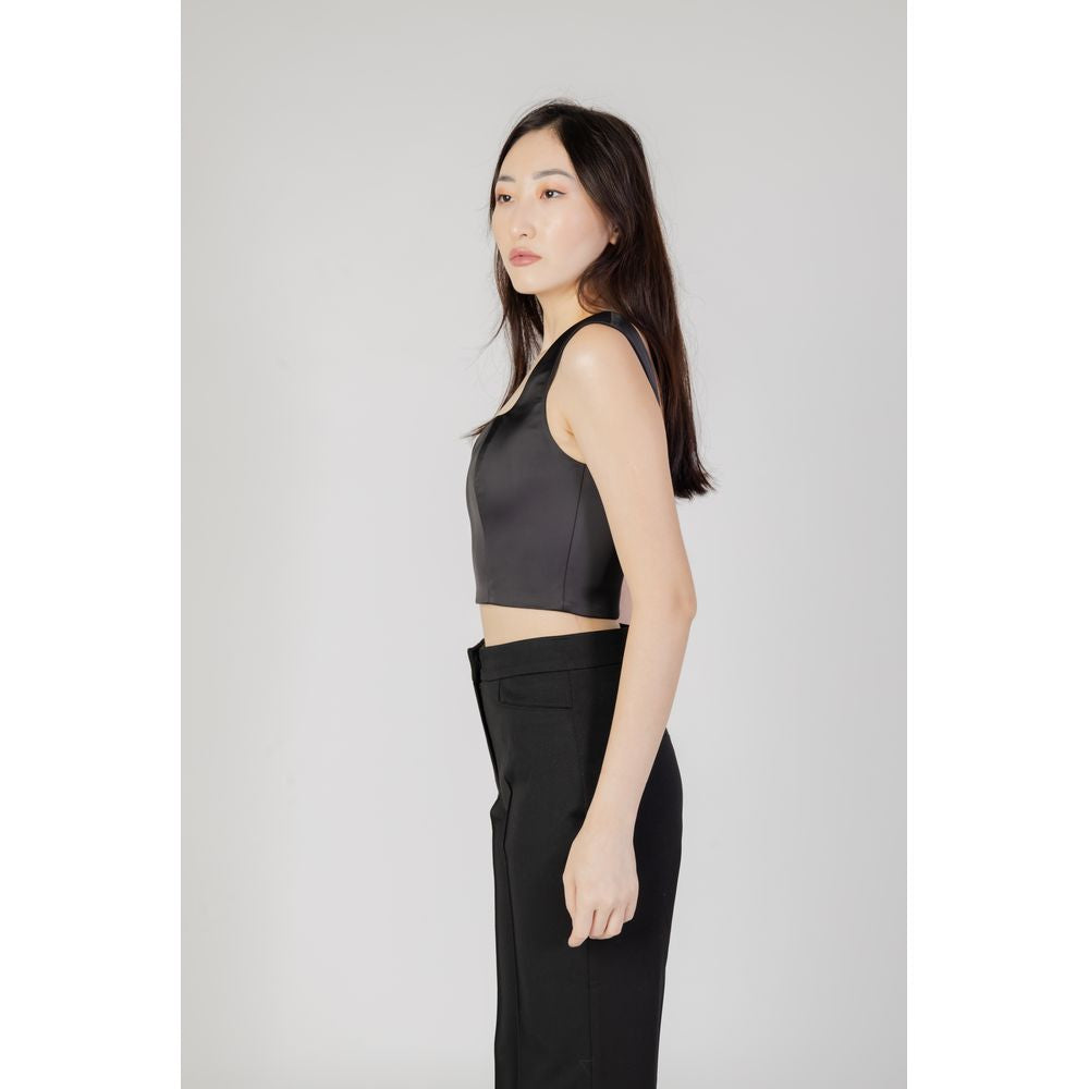 Black Polyester Top