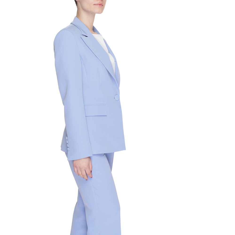 Purple Polyester Blazer