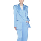 Blue Polyester Blazer