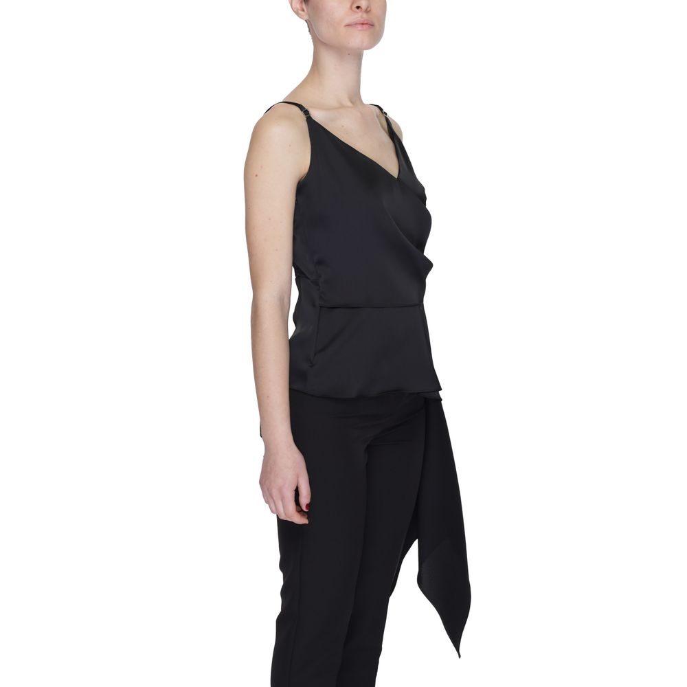 Black Polyester Top