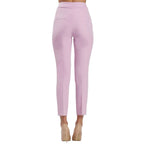 Purple Polyester Pants