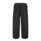 Black Cotton Casual Pants