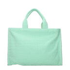 Green Fabric Handbag