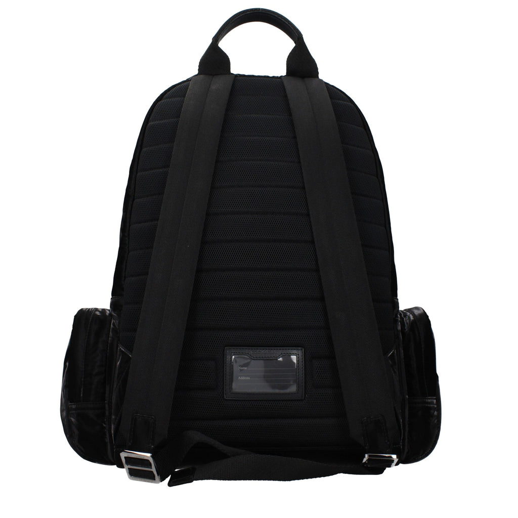 Black Nylon Backpack