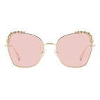 Multicolor Metal Sunglasses