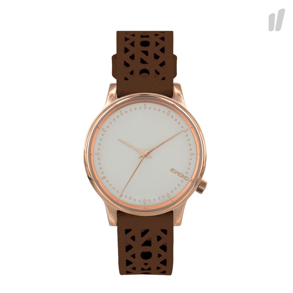 Brown Leather Dress Watch