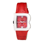 Multicolor Leather Dress Watch