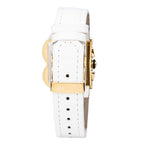 White Leather Dress Watch