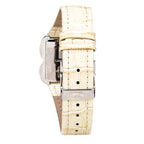 Beige Leather Dress Watch
